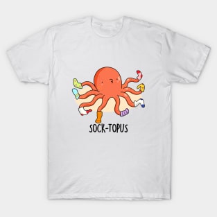 Sock-topus Cute Octopus Pun T-Shirt